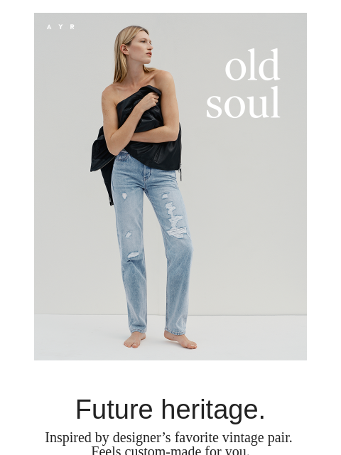 ayr newsletter: new artisanal denim
