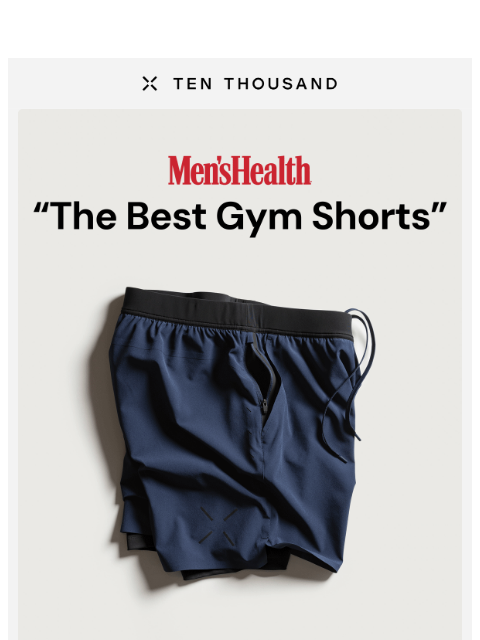 tenthousand newsletter: “The Best Gym Shorts.” Period.