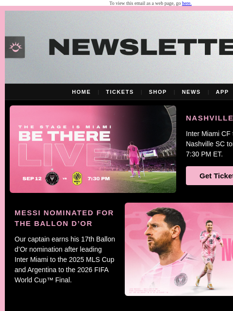 intermiamicf newsletter: This Week in Miami: Nashville, Campeones Cup and M...