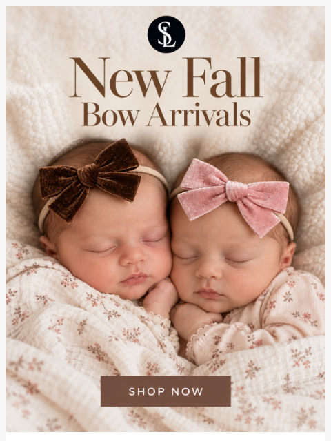 spearmintlove newsletter: 🎀 New Fall Bows Have Arrived