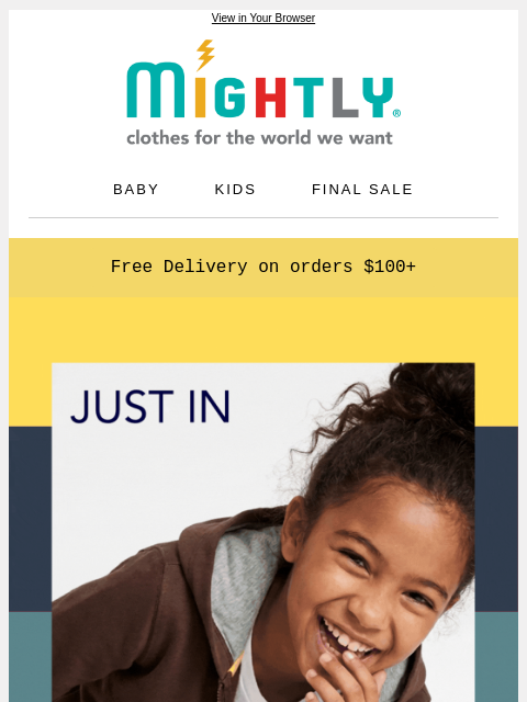 mightly newsletter: Hoodies in Fun NEW Colors! 🌈