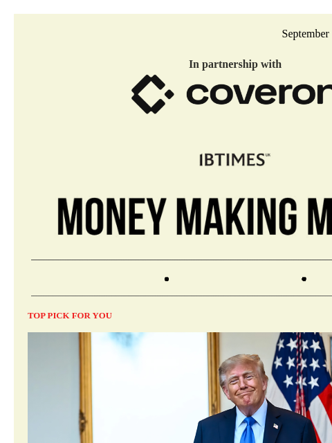beehiiv newsletter: Trump Says Americans Could Get $5,000—Here’s Who M...