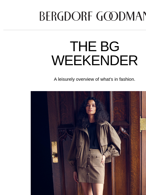 bergdorfgoodman newsletter: The BG Weekender: Hello, DVF