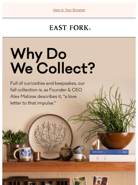 eastfork newsletter: A love letter to collecting