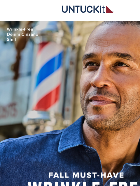 untuckit newsletter: UNTUCKit Exclusive: Wrinkle-Free Denim