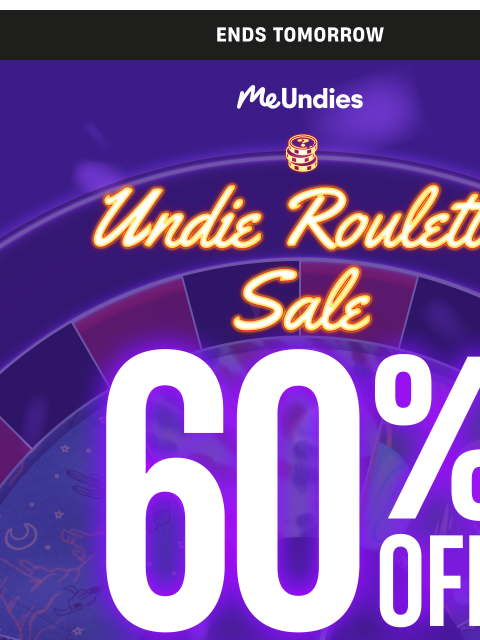 meundies newsletter: 60% Off Mystery Packs