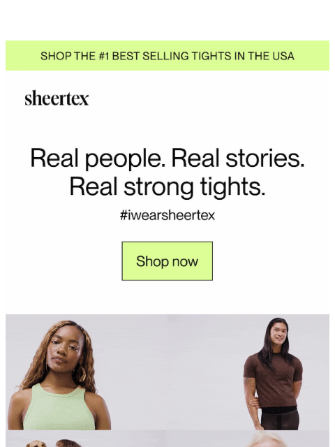 sheertex newsletter: #iwearsheertex