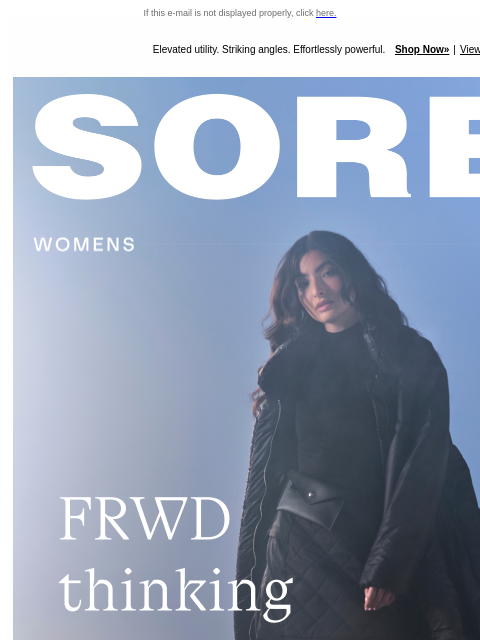 sorel newsletter: The Defining Boot of Fall