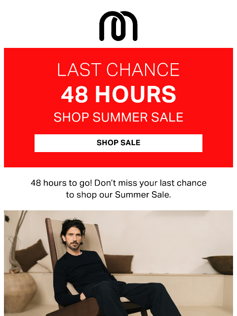 mahabis newsletter: 48 hours left - Summer sale ends soon