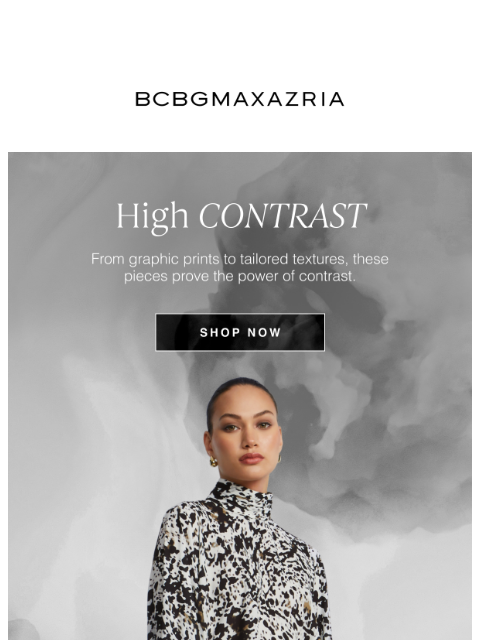 bcbg newsletter: The Monochrome Edit