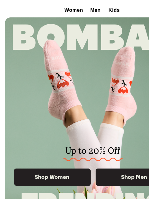 bombas newsletter: Your Favorites, Up to 20% Off