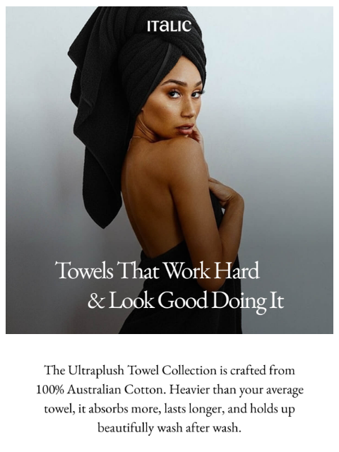 italic newsletter: Feel the Difference & Save Up to 26%