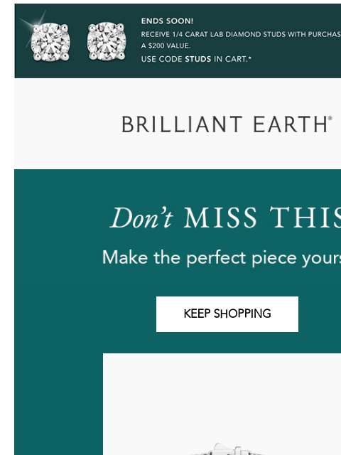 brilliantearth newsletter: There’s no time like the present