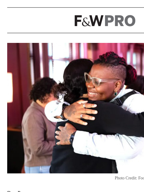 foodandwine newsletter: With Recognition Comes Responsibility