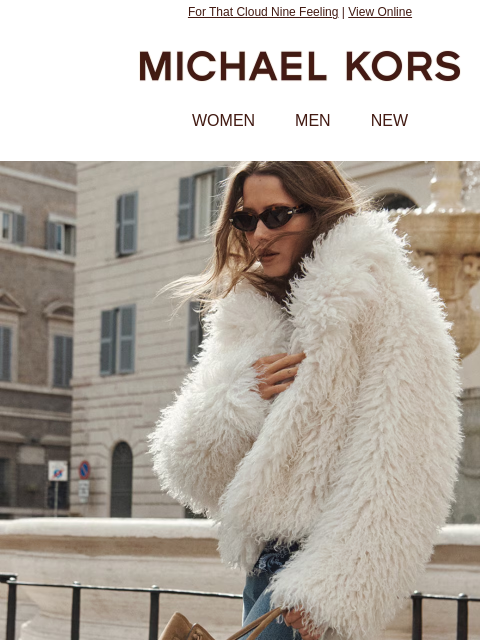 michaelkorsmail newsletter: Plush Pieces, Perfected