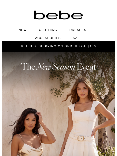 bebe newsletter: Less Than 48 Hours Left to Save 30%