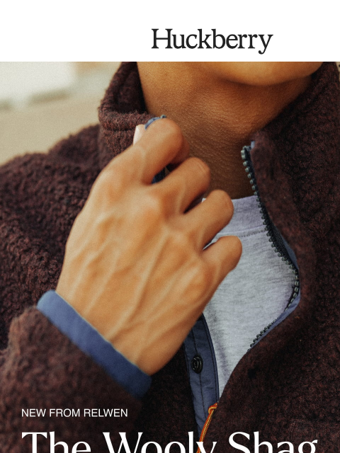 huckberry newsletter: The Wooly Shag Snap: Inspired by '70s Climbing Gea...