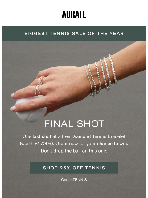 auratenewyork newsletter: LAST CHANCE TO WIN 💎
