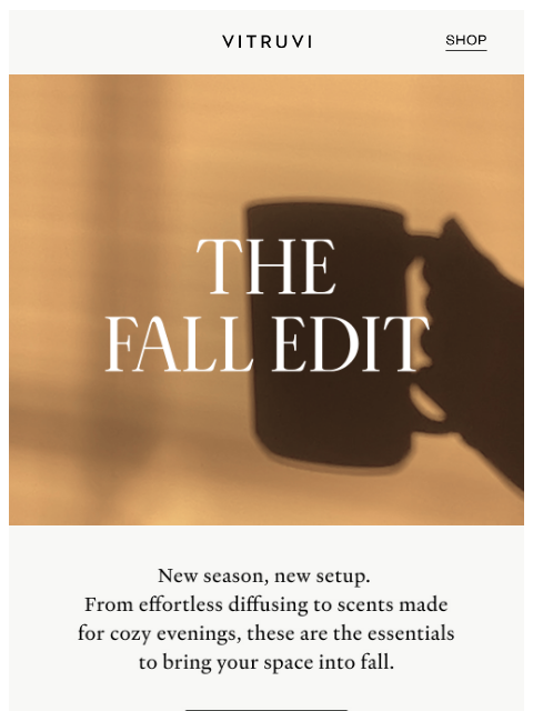 vitruvi newsletter: FREE Fall Scent With Purchase 🍂