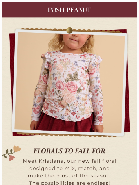 poshpeanut newsletter: 🍂🌹 Mix & Match With Fall Florals