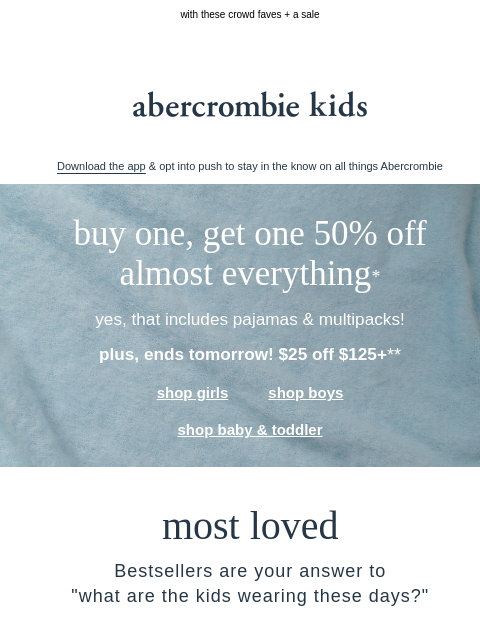 abercrombie newsletter: coolest closet in the house