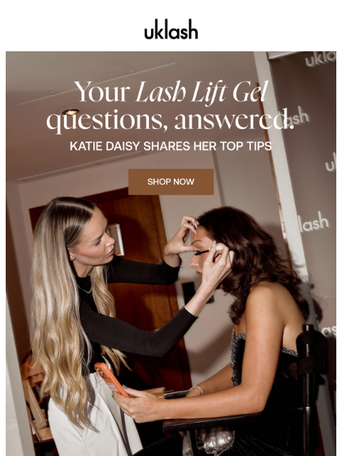 uklash newsletter: Five TOP tips for your best lash lift yet 🤎