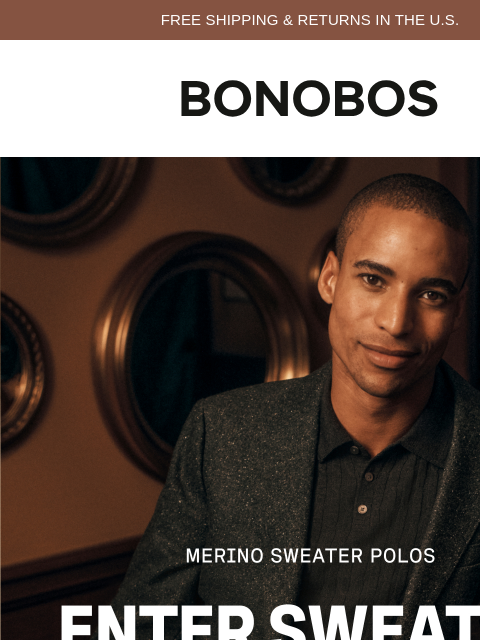 bonobos newsletter: Fall MVPs: New Merino Sweater Polos