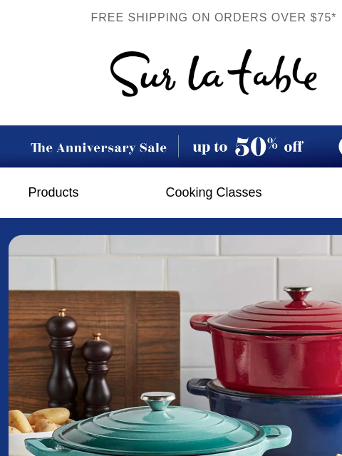 surlatable newsletter: Your new go-to is inside (and on sale).