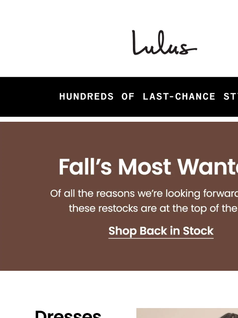 Our most coveted staples for fall are back. xoxo Lulus ͏ ‌ ͏ ‌ ͏ ‌ ͏ ‌ ͏ ‌ ͏ ‌ ͏ ‌ ͏ ‌ ͏ ‌ ͏ ‌ ͏ ‌ ͏ ‌ ͏ ‌ ͏ ‌ ͏ ‌ ͏ ‌ ͏ ‌ ͏ ‌ ͏ ‌ ͏ ‌ ͏ ‌ ͏ ‌ ͏ ‌ ͏ ‌ ͏ ‌ ͏ ‌ ͏ ‌ ͏ ‌ ‌ ͏ ‌ ͏ ‌ ͏ ‌ ͏ ‌ ͏ ‌ ͏ ‌ ͏ ‌ ͏ ‌