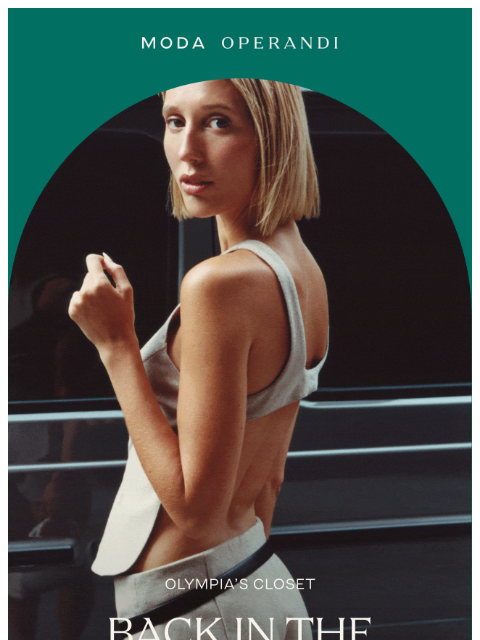modaoperandi newsletter: Get Into the GROOVE
