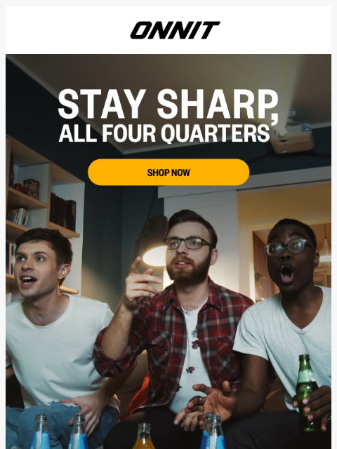 onnit newsletter: Kick off your Sunday game day stack 🏈