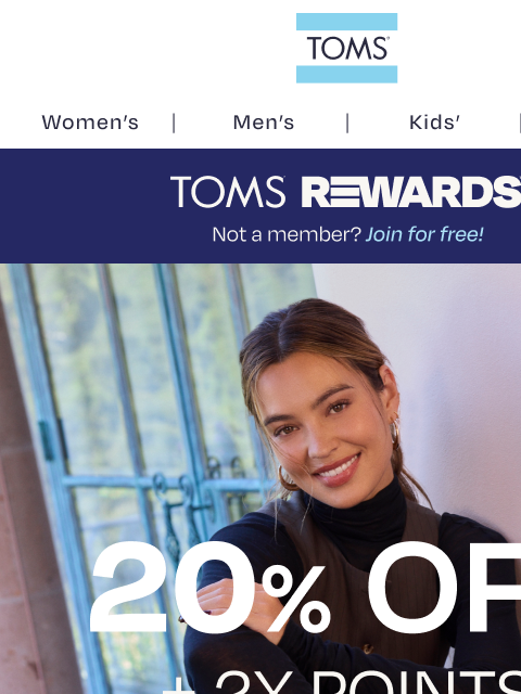 toms newsletter: Double the Deals Are Here!