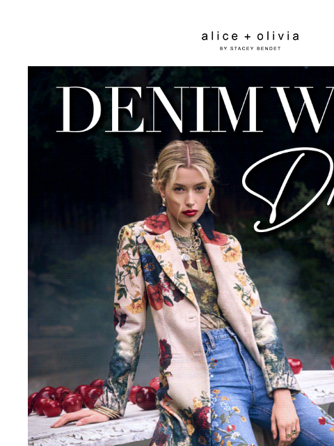 aliceandolivia newsletter: Your Fall Denim Update