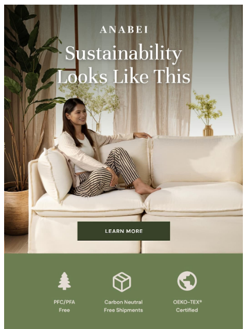 anabei newsletter: Sustainability looks like this