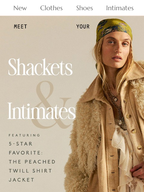 freepeople newsletter: This jacket = ⭐⭐⭐⭐⭐