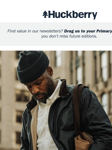 huckberry newsletter: McQueen’s Jacket. But Tougher.