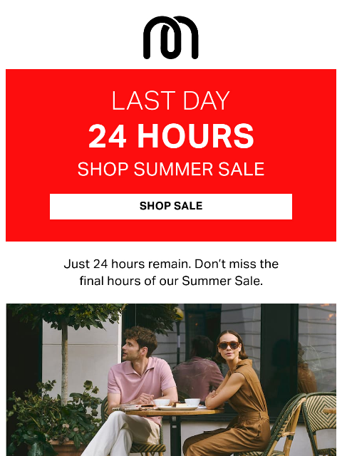 mahabis newsletter: 24 hours left - Summer sale ends tonight