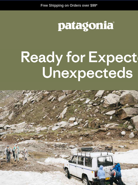 patagonia newsletter: Durable, wrinkle-resistant travel essentials