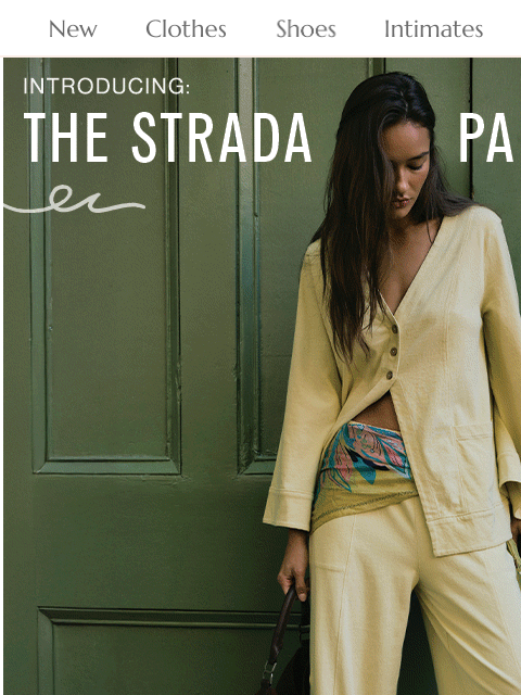 freepeople newsletter: Say hi to The Strada Pant Set 👋