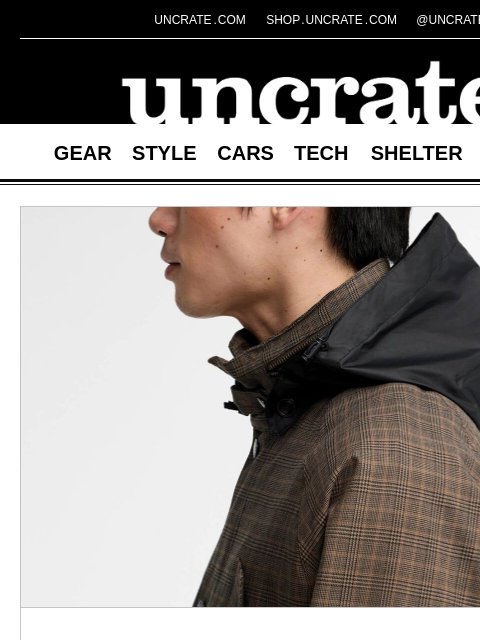 uncrate newsletter: Barbour Transport Ursula Waterproof Jacket & more