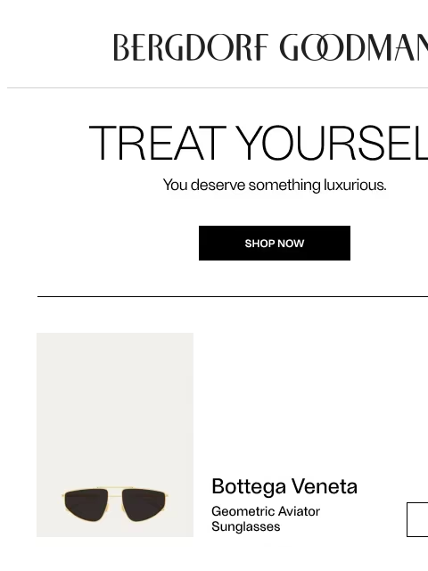 bergdorfgoodman newsletter: Treat Yourself: September Delights