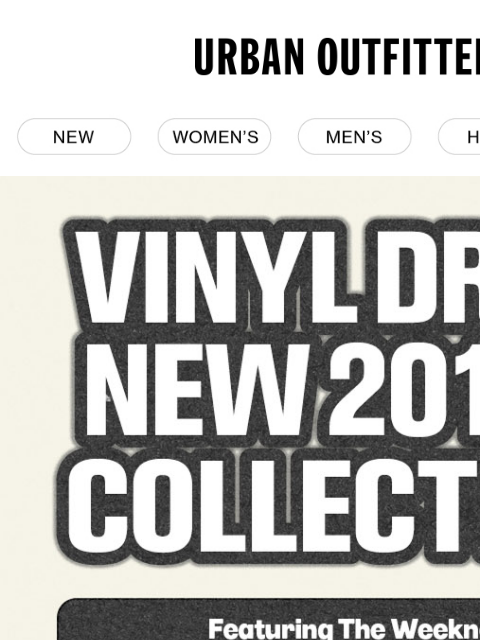 urbanoutfitters newsletter: NEW: 2010s Vinyl + Exclusive Record Player 💛