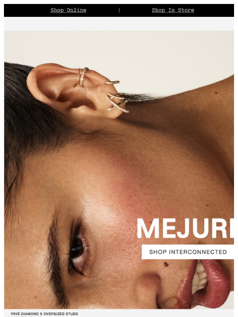 mejuri newsletter: Interconnected is Here