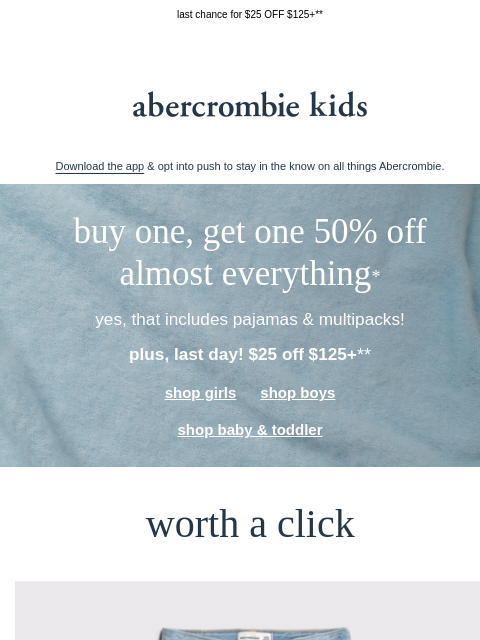 abercrombie newsletter: here today, gone around bedtime