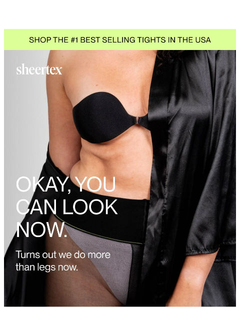 sheertex newsletter: The secret's out.