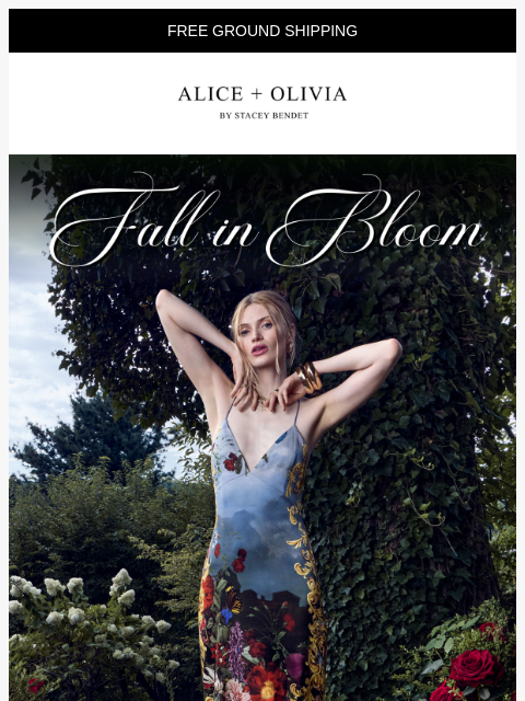 aliceandolivia newsletter: FALLING FOR FLORALS