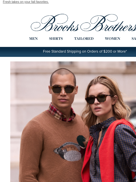 brooksbrothers newsletter: Signs of the season: checks, plaids & stripes