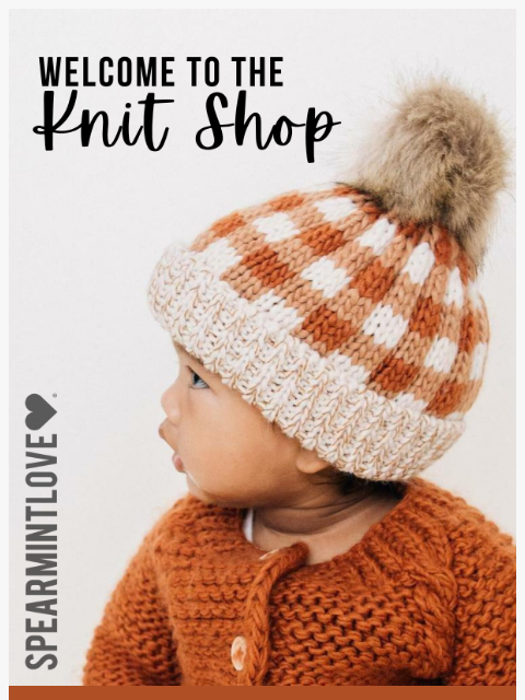 spearmintlove newsletter: The Knit Shop is Open 🧶🍂❄️