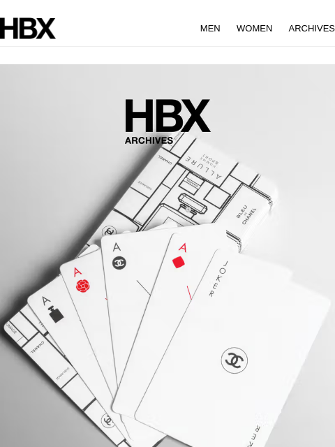 hbx newsletter: HBX Archives Preview: 16 Sep/9AM EST/9PM HKT Relea...