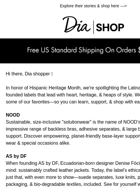 dia newsletter: Spotlight: Latina-Founded Brands 💖